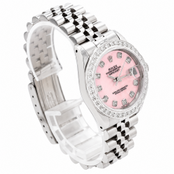 Rolex Datejust 31MM 68274 Pink MOP Dial Watch